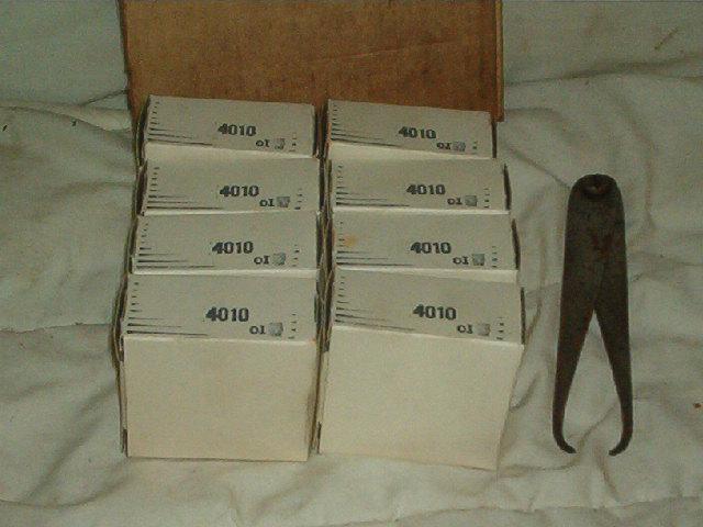 New set of 8 standard connecting rod bearings 4010 in box with tool oldsmobile  