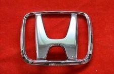 Honda civic accord "h" emblem hood curved 2 5/8 x 2 3/16 crv pilot ridgeline 