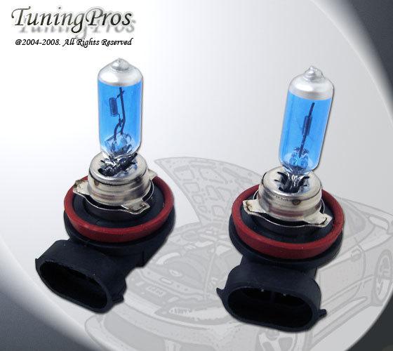 2pcs 12v 55w h11 white 5000k xenon gas hid low beam light bulbs 1 pair