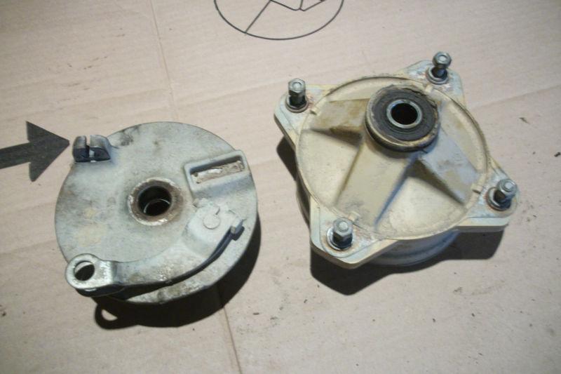 Yamaha moto 4 yfm200 yfm 200 1985 right front wheel brake hub brakes