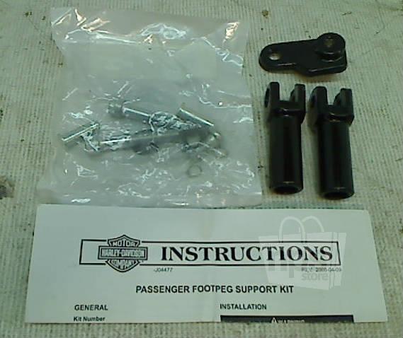 Harley-davidson 50932-08 passenger footpeg support mount kit for softail 08-14