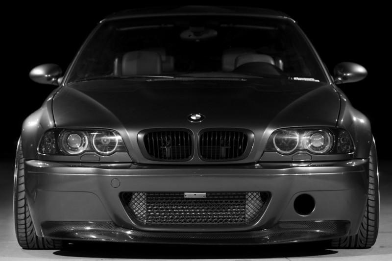 Bmw m3 e46 on work wheels hd b&w poster sports car print multiple sizes avail