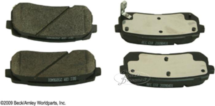 Beck arnley disc brake pad