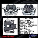 Centric parts 141.22518 rear left rebuilt caliper with hardware