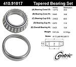 Centric parts 410.91017e front inner bearing set