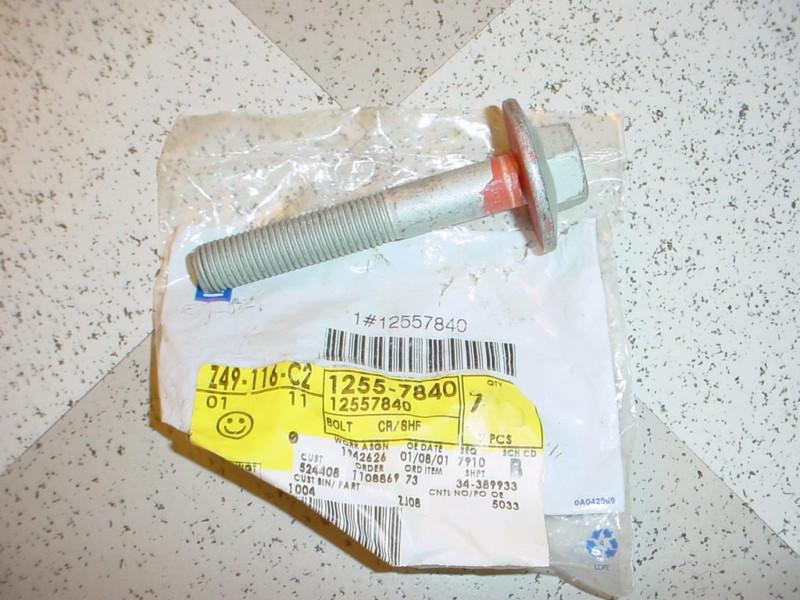 Corvette harmonic balancer bolt 12557840 gm new oem part