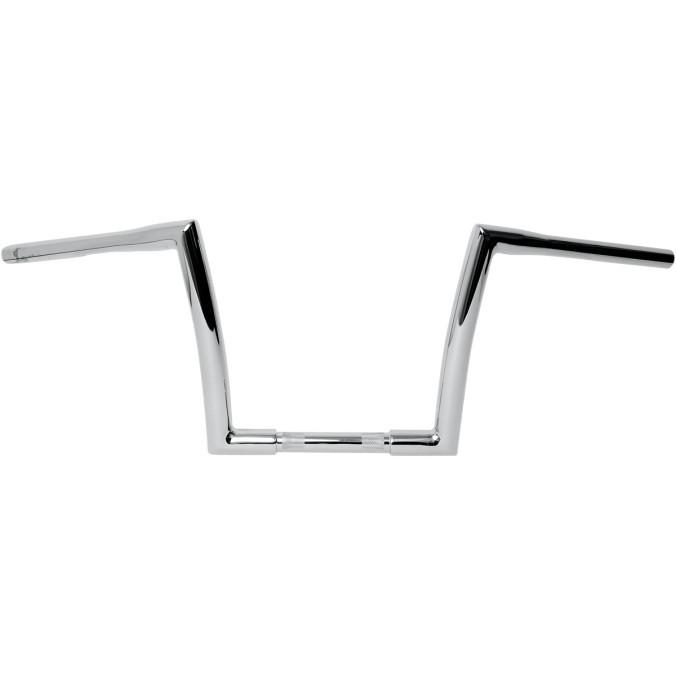 Todd's cycle 0601-1466 1-1/4" strip bars 12" rise chrome harley flsts, fxsts