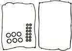 Victor vs50400 valve cover gasket set