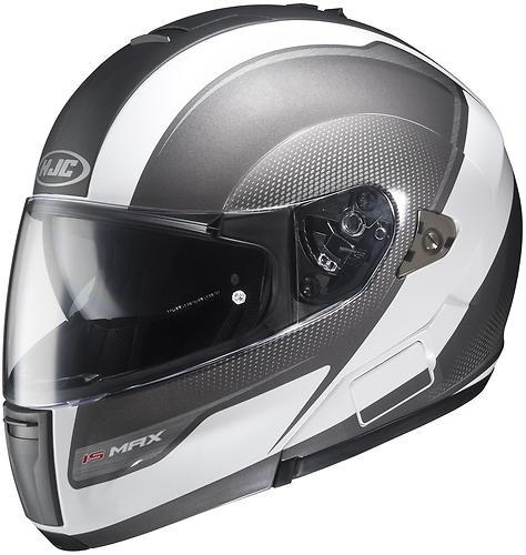 Hjc is-max bt sprint w/ sunshield modular helmet,mc-10/gray/black/white,3xl/xxxl