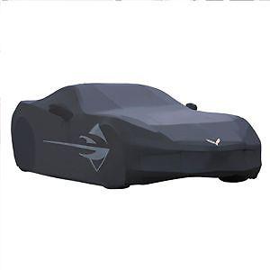 14 corvette stingray outdoor car cover black stingray logo gm brand new 23142884