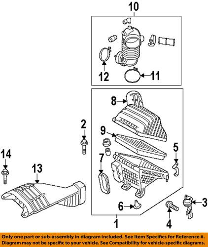 Hyundai oem 282103q500 air intake-air inlet duct