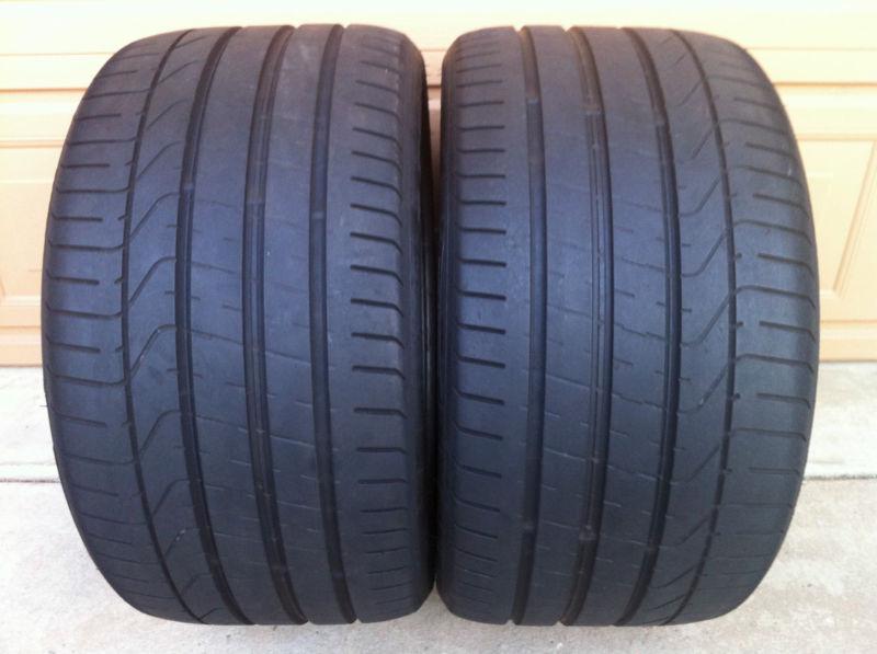 2 pirelli p zero n0 tires, 295/30/20