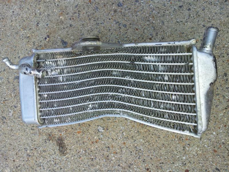 1988 honda cr 125 left side radiator