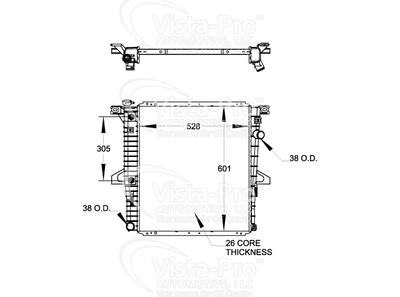 Vista-pro q9424 radiator