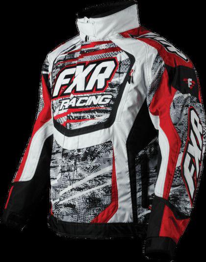 New!!!!  2014 fxr mens cold cross jacket-grey/warp red- free shipping!!!