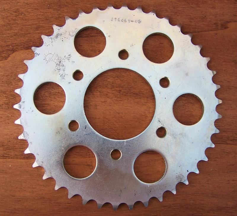 1969-1983 kawasaki kh kz h1 rear sprocket 42-tooth jtr-481-42 new old stock