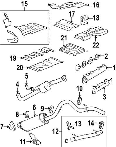 Gmc 98002804 genuine oem factory original manifold gasket