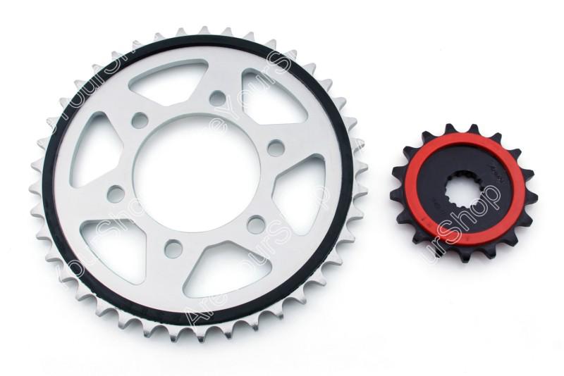 Front & rear sprocket for kawasaki zx10r 1000 2008-2009 17t 41t 525