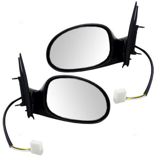 New pair set power side view mirror glass housing assembly 03-05 dodge neon