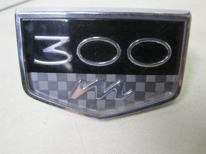 Chrysler 300m 99-00 1999-2000 fender emblem ornament " 300m "