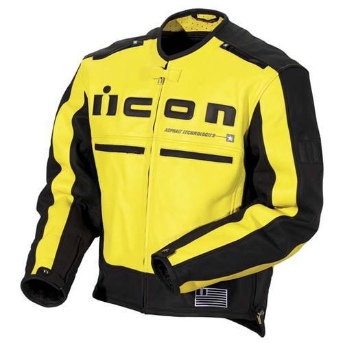 Icon motorhead jacket yellow/black 2x 1533-35-06