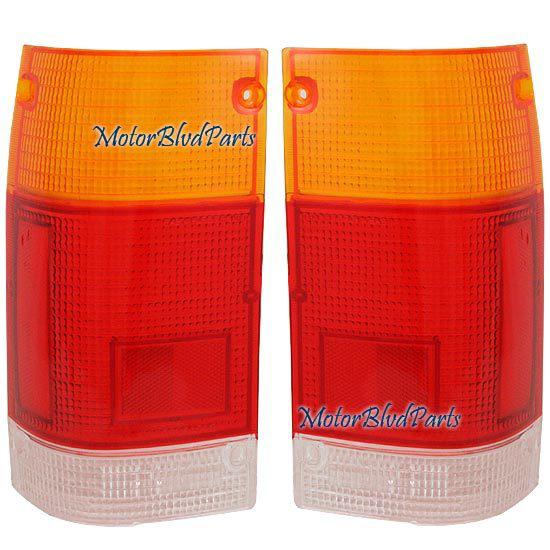 86-93 mazda pickup tail light lamp lens right+left pair