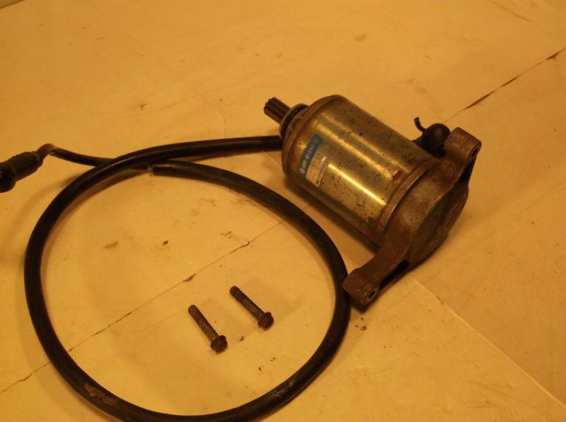 1994 yamaha big bear yfm350fw 350 4x4 starter starting motor w/ cable