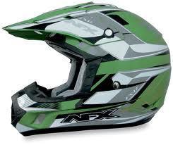 New afx fx-17 atv/motocross/offroad helmet, green multi, 4xl/xxxxl