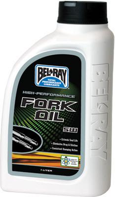 Bel-ray high-performance fork oil 5w liter 99300-b1lw