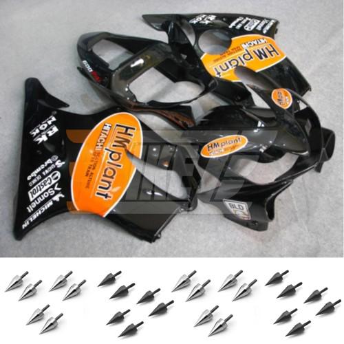 Free bolt kit! injection fairing kit for honda cbr600 f f4i 2001 2002 2003 am