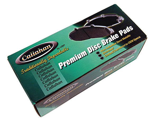 Callahan 473 premium semi metallic disc brake pads ford escort 1991-2002 front