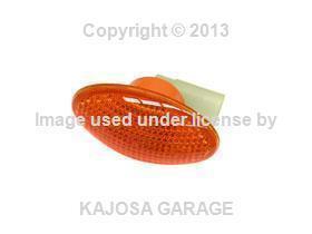 New genuine mini cooper front side marker light yellow 63137166013