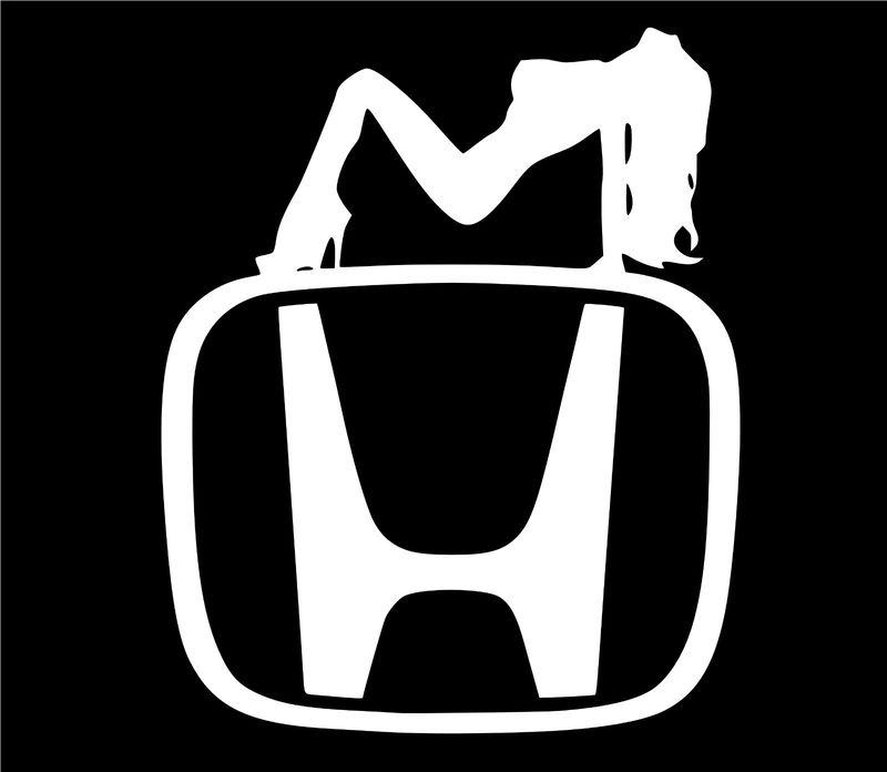 One 5'' honda trucker girl sticker/decal jdm funny  ..free shipping