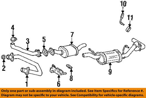 Gm oem 88891734 exhaust flange/donut gasket/exhaust pipe to manifold gasket