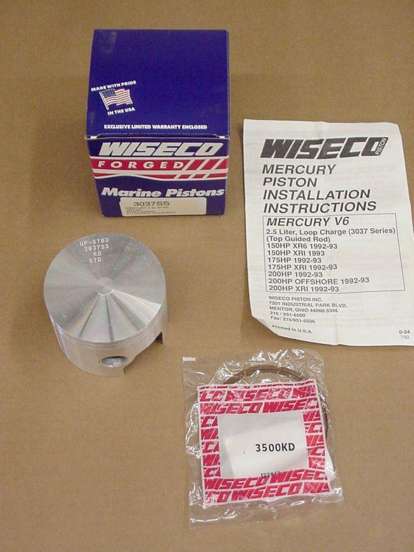 Wiseco marine piston 3037ss mercury 2.5l star 1992-93 outboard motor new