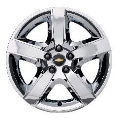 2008-2012 chevrolet malibu chrome 17" wheel cover with bowtie logo 19166165