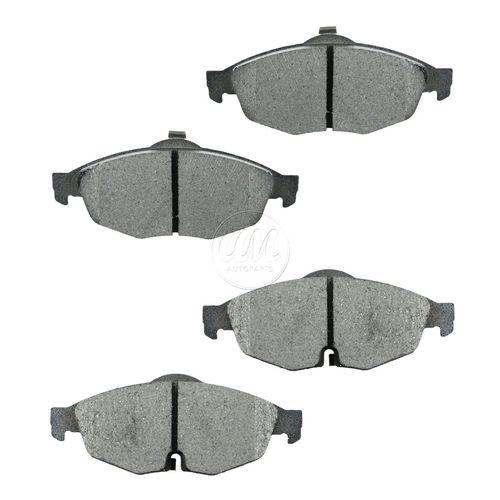 Front metallic brake pad set kit for chrysler sebring 300m dodge stratus