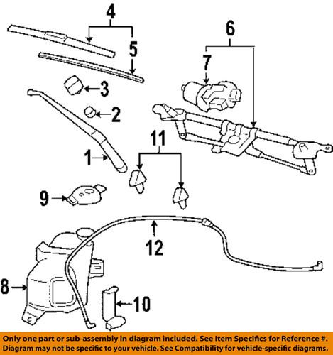 Chevrolet gm oem 15793206 wiper & washer-windshield-module