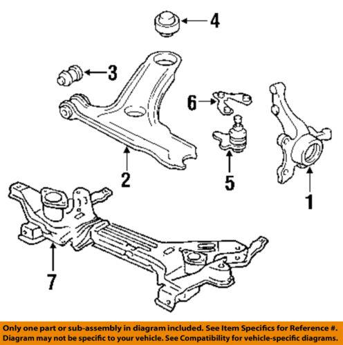 Volkswagen oem 1h0407255 front suspension-knuckle