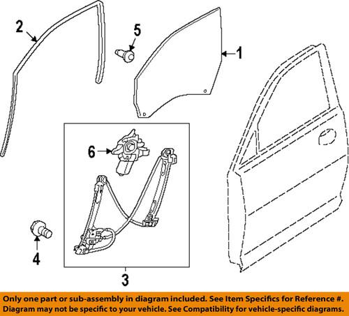 Jaguar oem c2z26990 window regulator