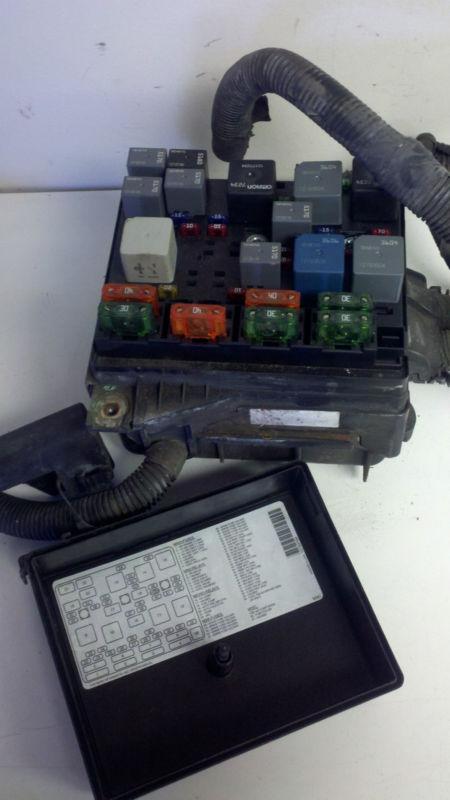 1999 oldamobile alero under hood fuse box block oem