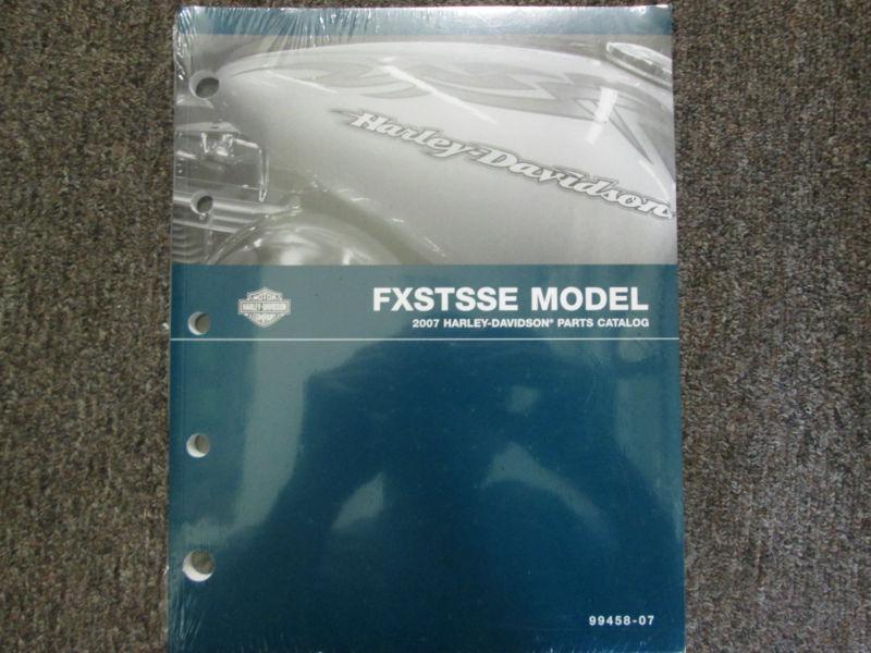 2007 harley davidson fxstsse parts catalog manual factory oem book new 07