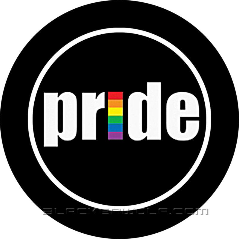 Gay rainbow pride lgbt led logo lights for vehicle doors- puddle lights