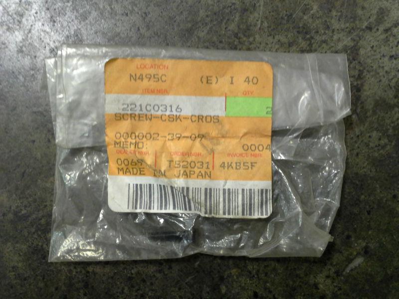 Kawasaki 221c0316 screw-csk-cros 