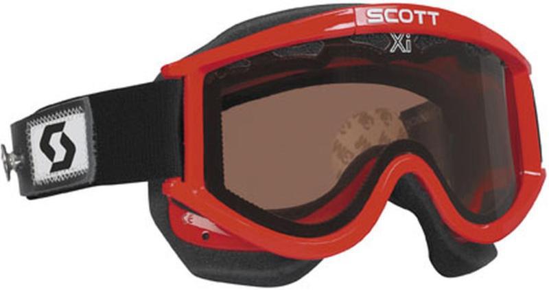 New scott 87 otg snowcross speed strap adult goggles, red, one size