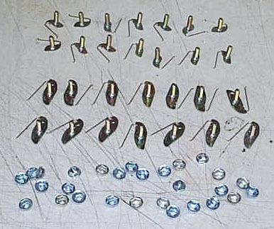 New 62-66 chevy truck door & cab molding clips