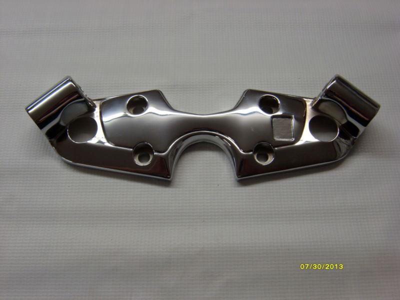 08,09,10,11,12, suzuki hayabusa chrome upper triple tree top clamp