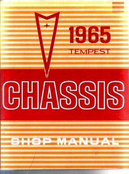 1965 pontiac tempest factory chassis shop service manual