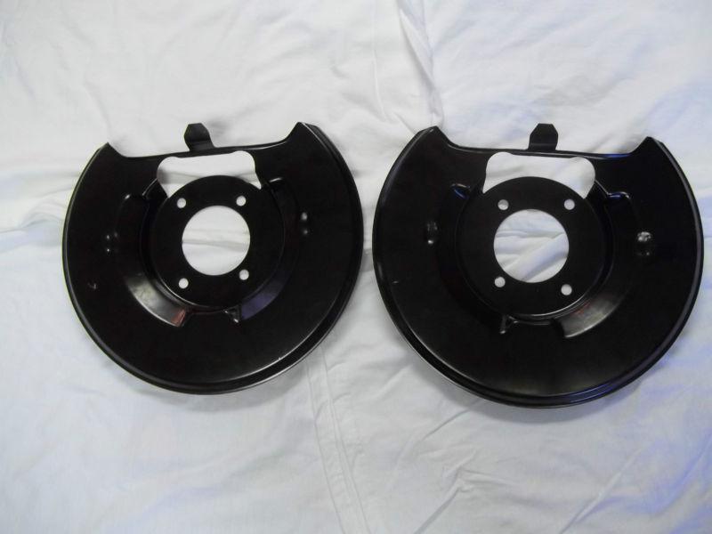 1965 - 66 mustang, k code, shelby and gt disc brake dust shields
