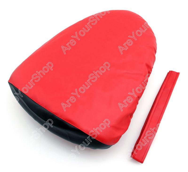 Rear pu leather seat cowl cover pillon suzuki gsxr1000 2005-2006 k5 red